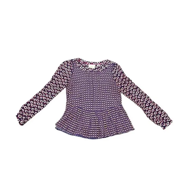 Maeve By Anthropologie Cheyenne Peplum Blouse, Size small - Image 2