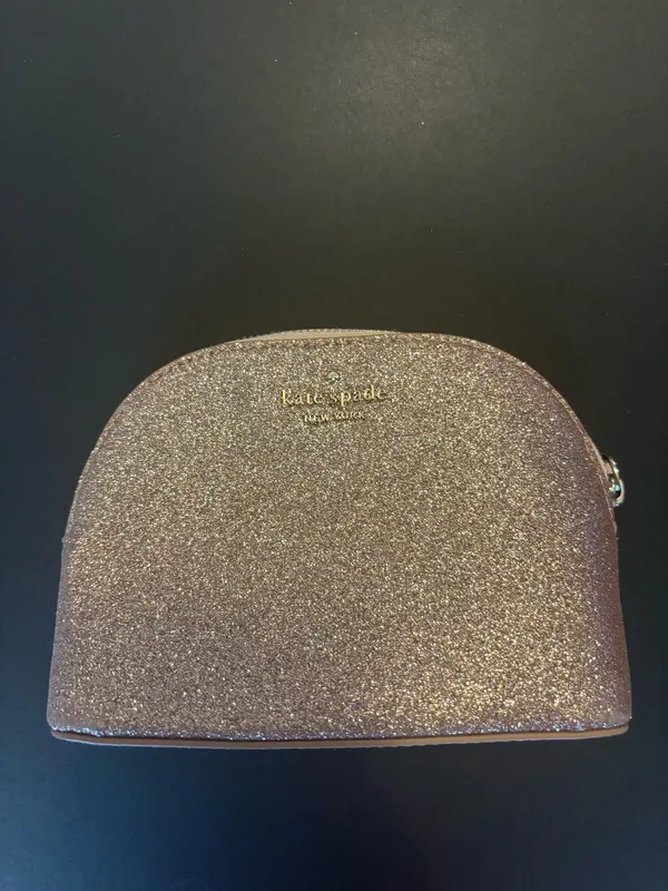 Kate Spade Joeley Glitters Travel Dome Cosmetic Case - Image 2
