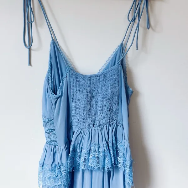 NWOT Free People Women’s Intimately x Revolve Kiki Slip in Chambray Blue - Image 12