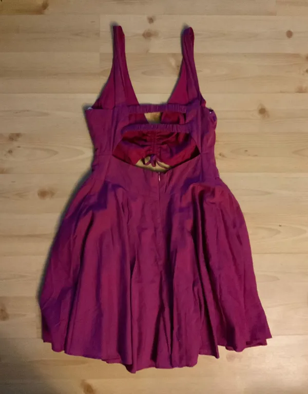 Deep Pink Mini Dress - Image 3