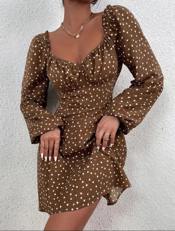 Ditsy Floral Print Summer Sundress - Image 2