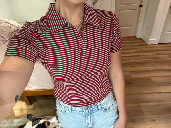Bronin top in red stripe - Image 3