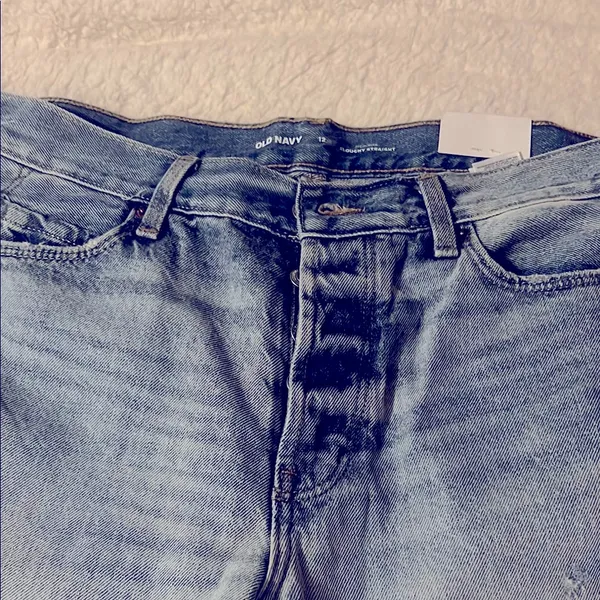 Old Navy High Rise Blue Crop Jeans Classic Style‎ - Image 2