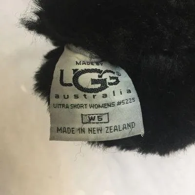 Mini UGG Black Boots Size: 5 - Image 8