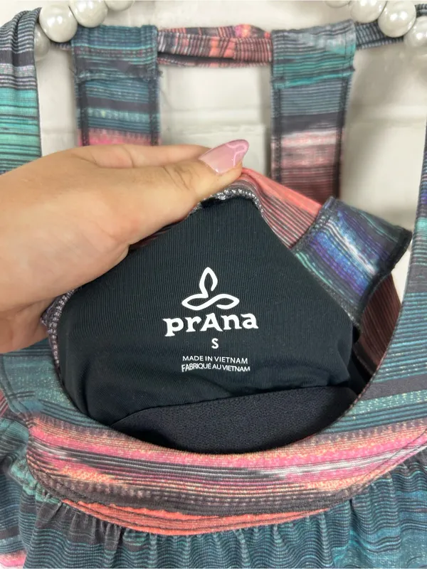 Prana Multi Color Printed Active Athletic Dress Size S - Image 8