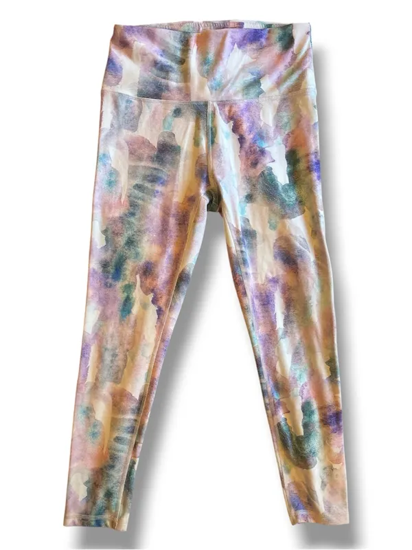 Harmony & Balance Watercolor Sports Bra & Leggings Set M - Image 5