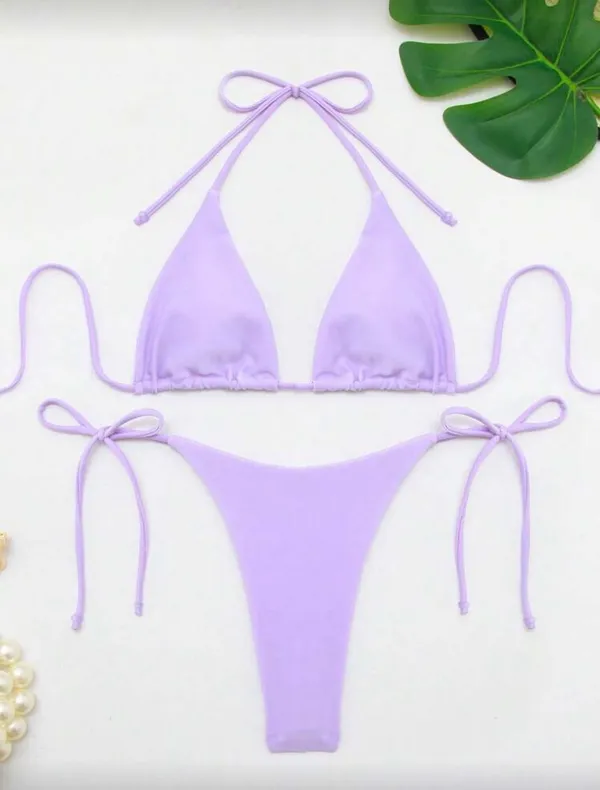Lavender bikini set Purple Size M - Image 2