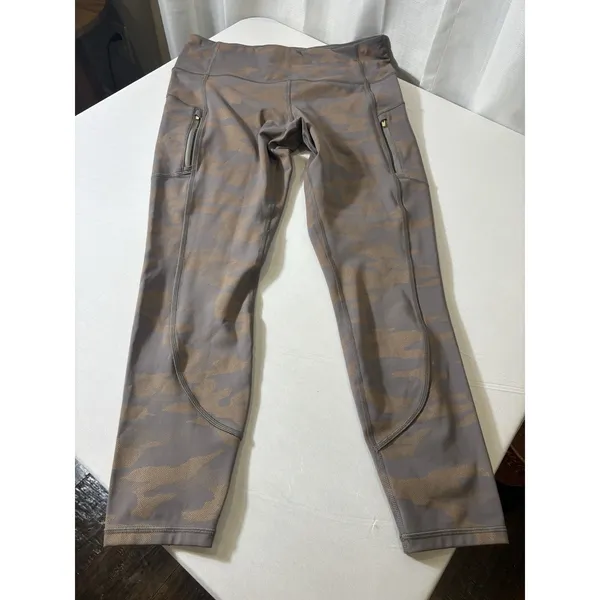 ATHLETA Rainier Reflective Tight Women's 1X Camo Leggings Running Gym‎ Workout - Image 2