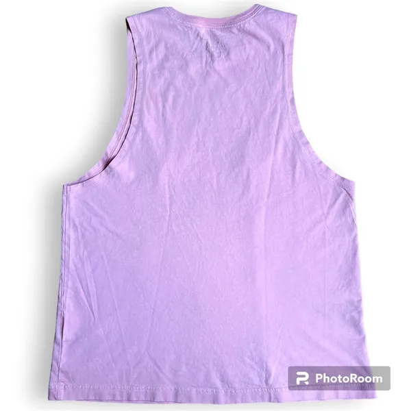 NIKE Blush Pink Sleeveless Logo Tee - Image 2