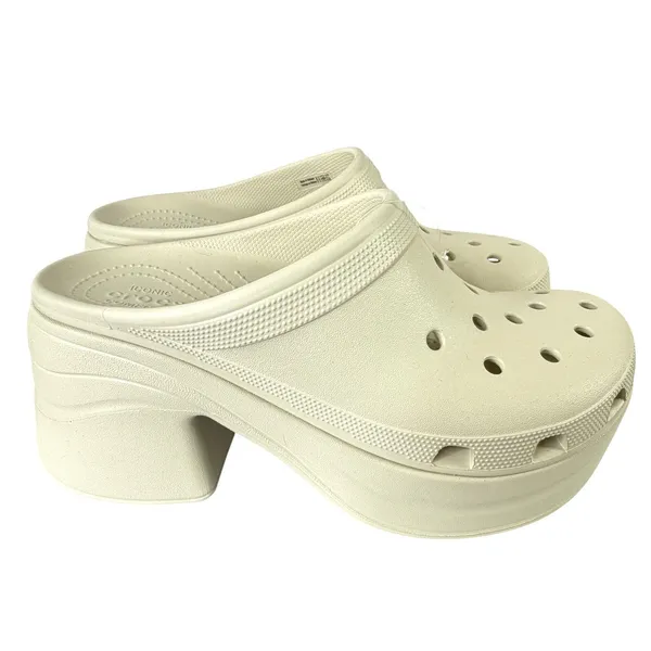 Crocs Siren Platform Clogs Unisex Chunky Heel Comfort‎ Slip On Shoes W12 M10 - Image 4