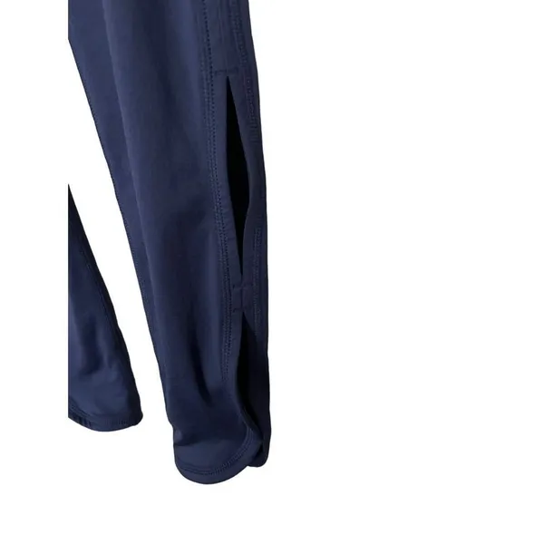 Free People Movement Navy Blue Cutout Crop Leggings Size Large - Image 3