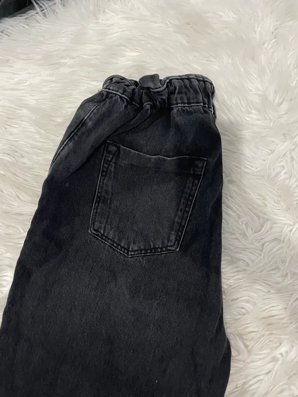 ZARA Paper bag Black Pants - Image 3