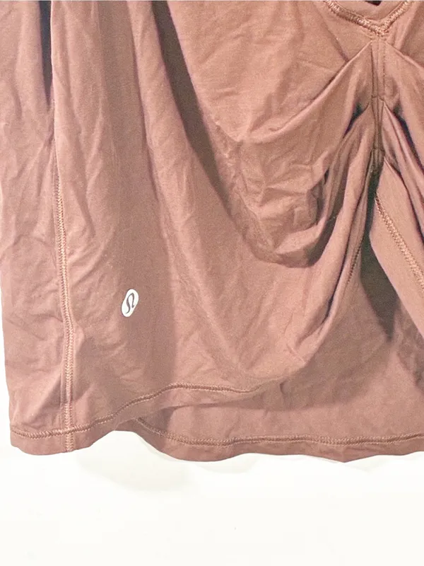Lululemon Deep Stretch Tank Nulu Spanish Oak Brown Size 12 - Image 4