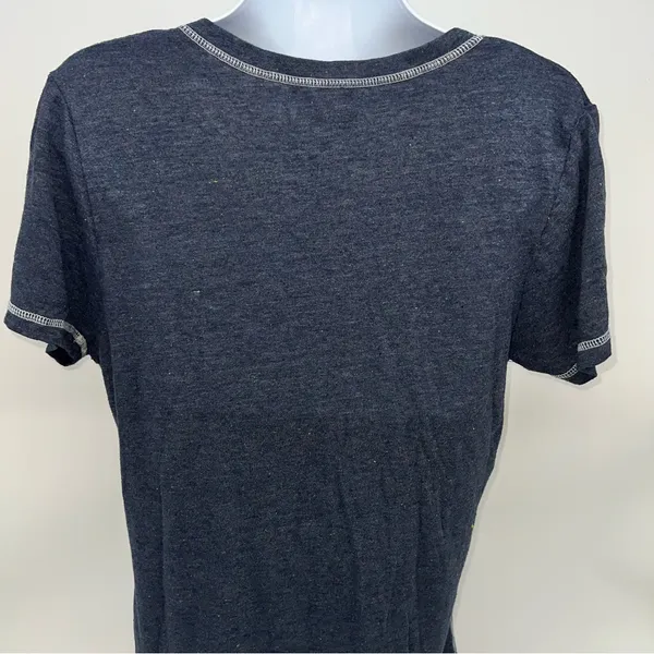 NFL Team Apparel Women's Speckled Chicago Bears Short Sleeve V-Neck T-Shirt-Sz L - Image 8