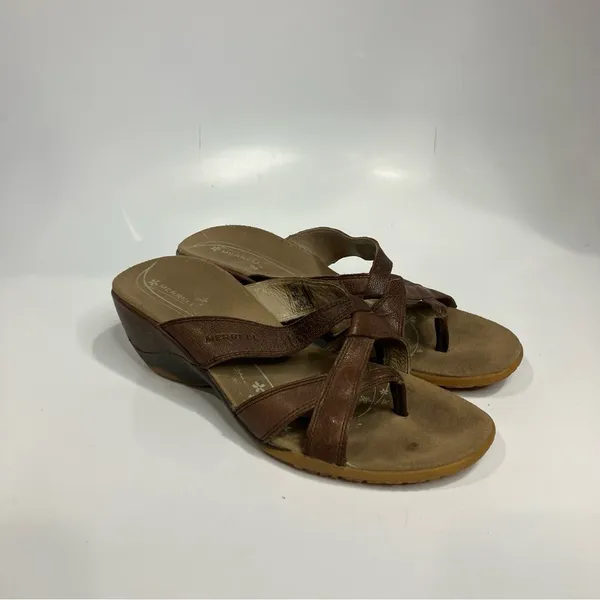 Merrell Allysum Earth wedge Sandals‎ size 7 - Image 3