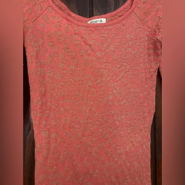 Arden B Metallic Knit Cutout Back Bodycon Mini Dress Size L - Image 10