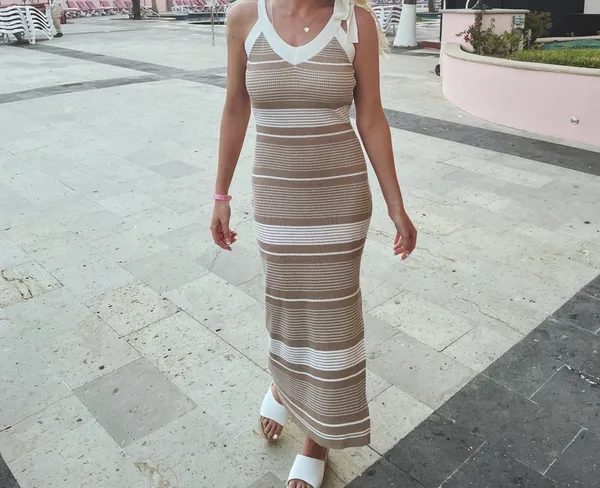 Splash Mable Striped Dress - Image 2