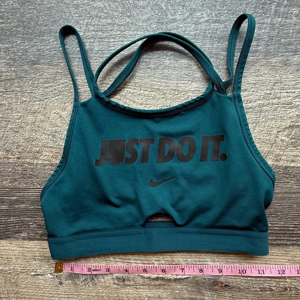 Nike Dri-FIT Just Do It Mid-Impact Sports Bra Sz S - Image 5