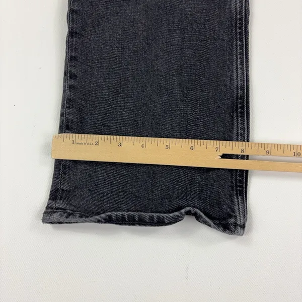 AGOLDE Jeans Womens 31 Gray Charcoal Wash High Rise Straight Stretch Denim - Image 4