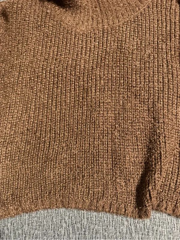 Altar’d State Women’s Cropped Turtleneck Sweater - Image 2