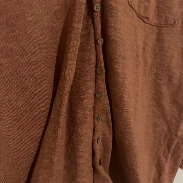 Free People FB Beach oversized button‎ down top size XS - Image 6