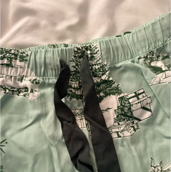 Katie Kime Pajama Set (Top, Pants, & Bag) - Image 3
