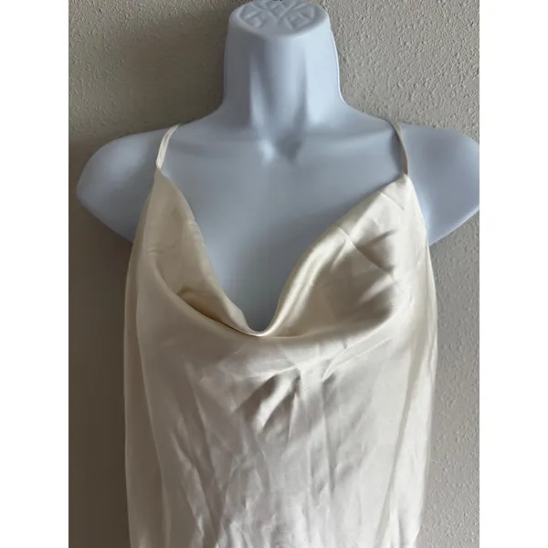 NWT Petal & Pup Ellory Cowl Neck Satin Maxi Dress 6 Formal Slip Dress - Image 7