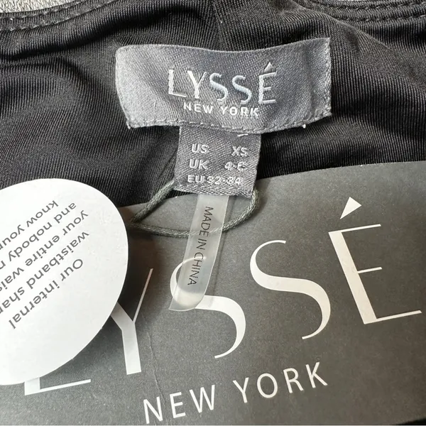 Lysse Women's Kasper Gray & Black Faux Leather Side Legging Pants Sz‎ XS NEW - Image 8