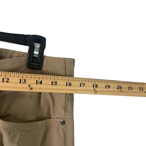 Carhartt Women's Size 14‎ X 30 Khaki Workwear Straight Leg Pants - Image 9