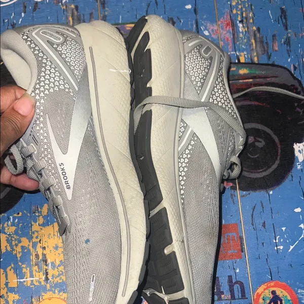 Brooks Ghost 14 Running Shoes Grey Neutral Cushion Comfort Size Women's 9 - Image 9