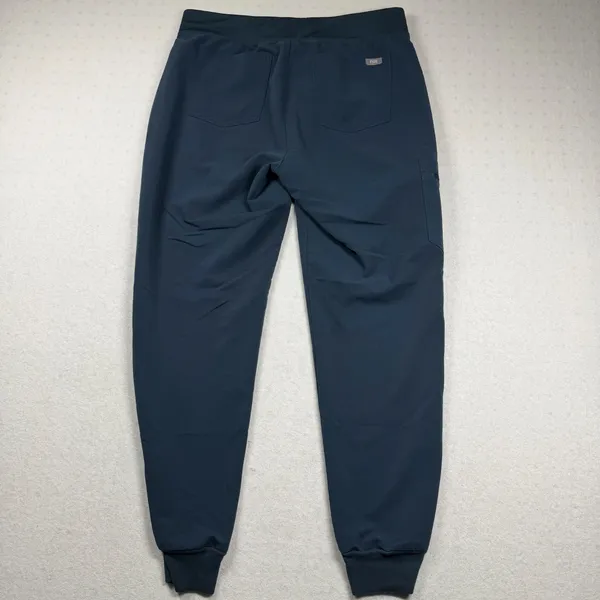 FIGS Zamora Jogger Scrub Pants Women’s Medium Navy Blue Technical Collection - Image 2