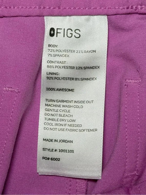 Figs Women’s Pink Cloud Uman Relaxed Jogger Scrub Pants - Image 5
