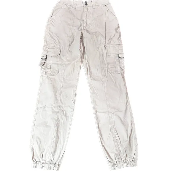 Garage Billie Bubble Beige Jogger Utility Cargo Women Pants Small NWT - Image 3