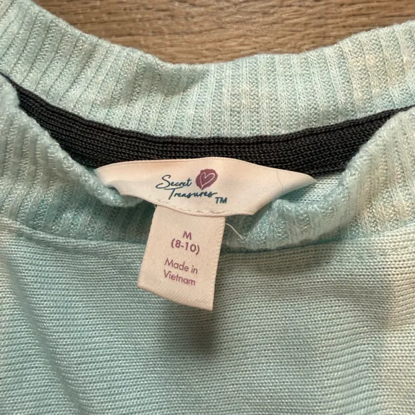 Secret Treasures Ombre Pajama Set in Light Blue and Navy - Image 5