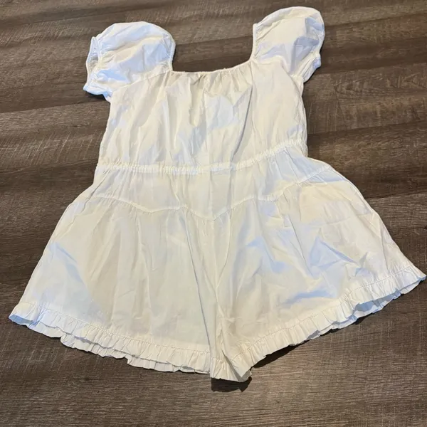 Free People A Sight For Sore Eyes White Romper - Image 10