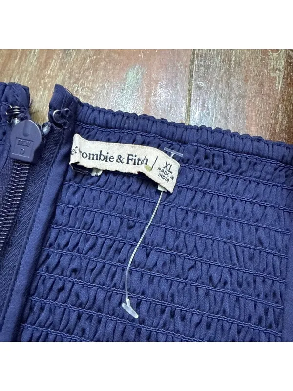 Abercrombie & Fitch Purple Emerson Drop Waist Mini Dress XL - Image 6