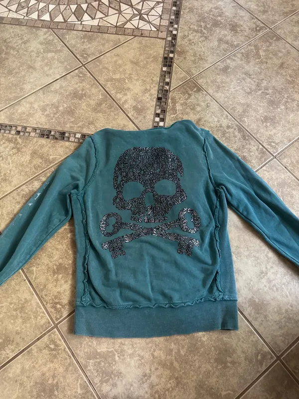 Women’s Affliction Zip-Up Sweater - Image 3