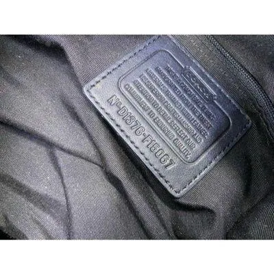 Coach Medium Tote Msrp Black Gray Jacquard Fabric - Image 10