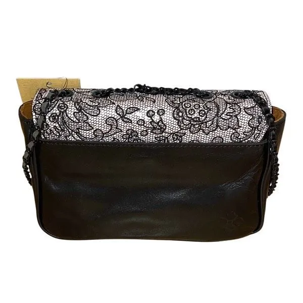 Patricia Nash Womens Chantilly Lace‎ Lorenza Crossbody Bag Black White NWT - Image 3