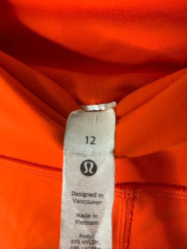 Lululemon Align Pant 25" orange women's size 12 W5CTCS - Image 3