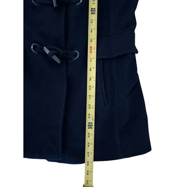 PENDLETON ROSLYN WATERPROOF LAMBSWOOL BLEND HOODED COAT BLUE NAVY Size Small - Image 6