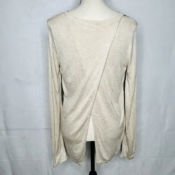 Stitch Fix MARKET & SPRUCE Lightweight Knit Top Envelope Back Paisley Size M - Image 7