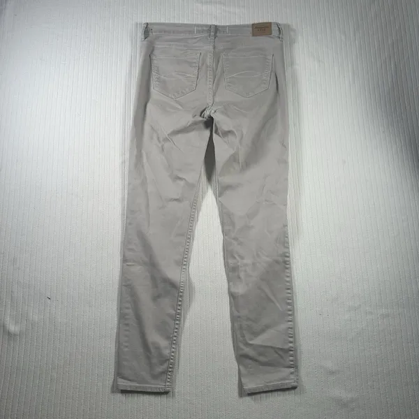 Abercrombie & Fitch Women's Gray Skinny Pants Size 8 W29 L28 Stretch Chino - Image 7