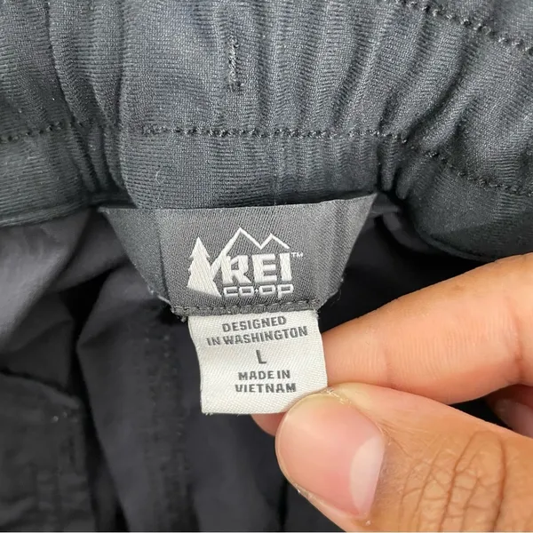 REI Co-op Trail Shorts Women L Black 5" Outdoor Hiking - Image 4