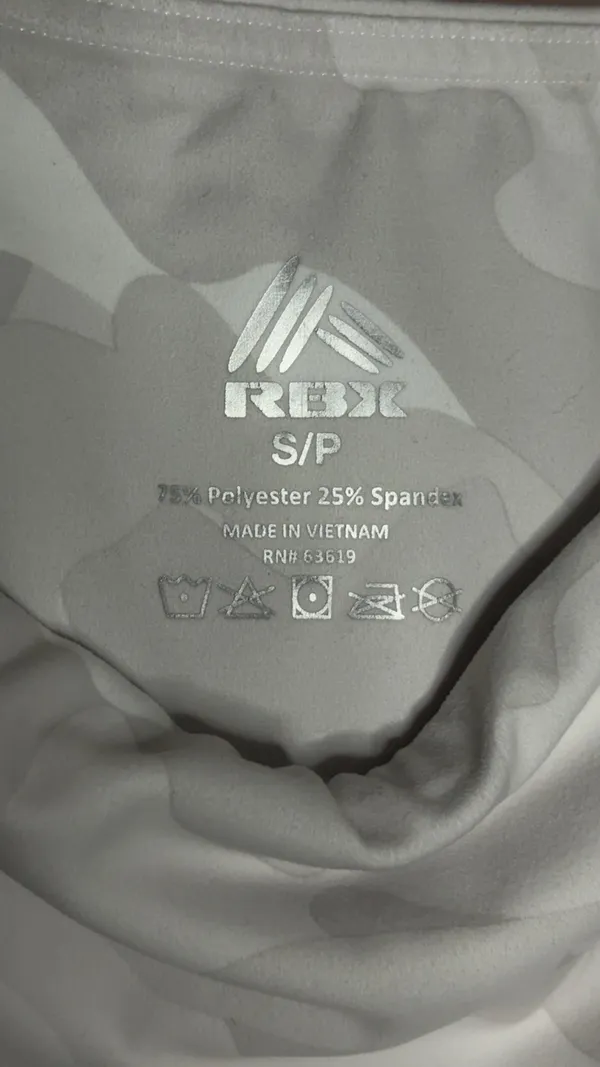 RBX Active Shorts Biker White Camo - Image 3
