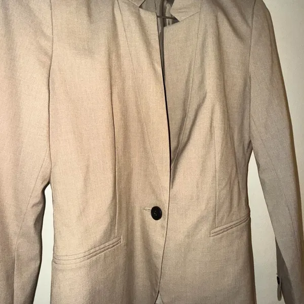 Zara tan basic blazer - Image 2