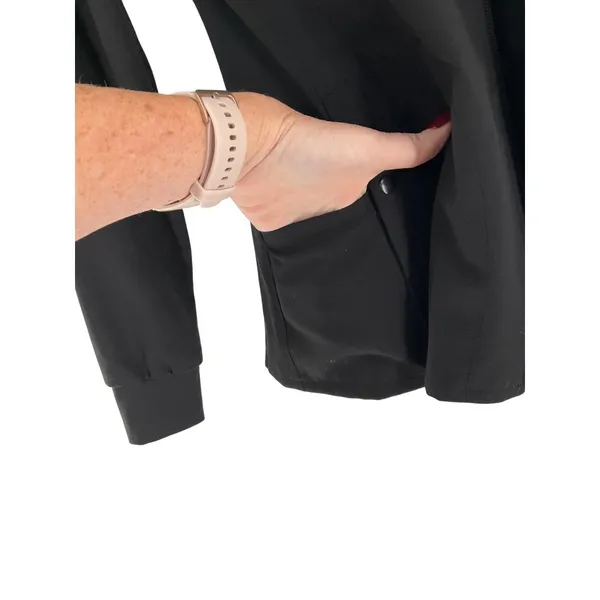 Vince Camuto Womens Black Scrub Jacket & Top Set XS Polyester/Spandex Blend - Image 12