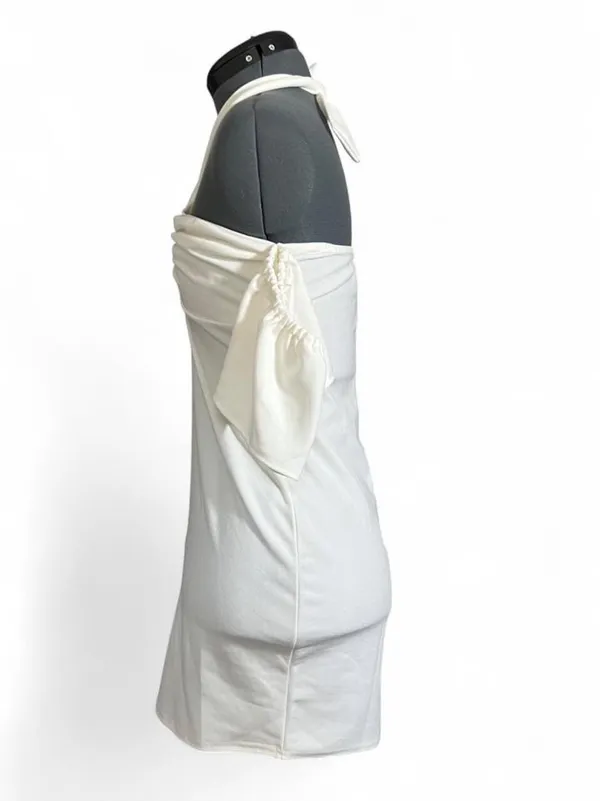 Nasty Gal Tie Front Bandeau Mini Dress Women’s Size 8 Party Special Occasion - Image 3