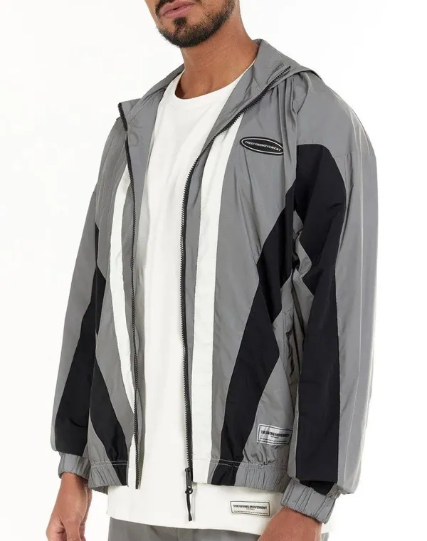 SET COLORBLOCK RE-SHELL100 HOODED JACKET & WIDE COLORBLOCK RE-SHELL100 Pants - Image 2
