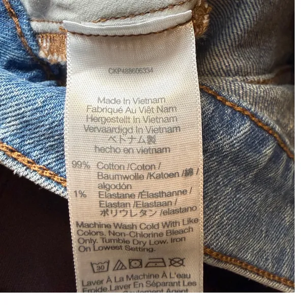 Madewell The Perfect Vintage Wide-Leg Jean 26P Blue High Rise Denim Pants - Image 14